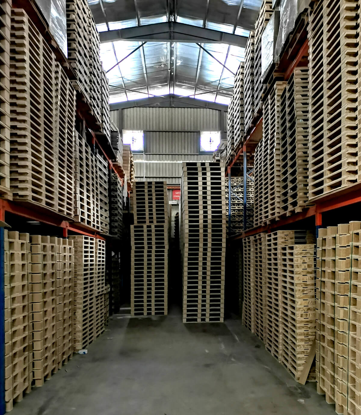 The popularity of our process wood pallet and process wood crate in export